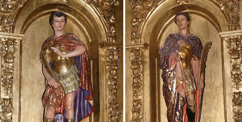 Imagen de los Santos Mártires, Emeterio y Celedonio