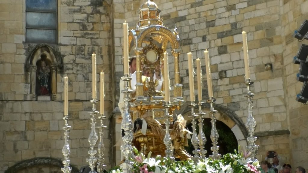 Procesión del Corpus en Santander