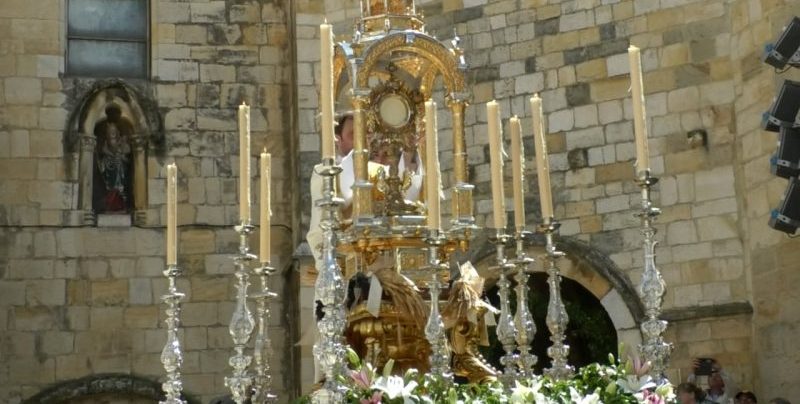 Procesión del Corpus en Santander