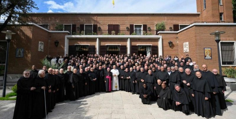 Encuentro agustinos con el Papa León XIV