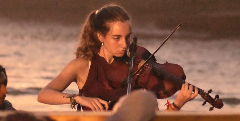 Ana María Cuétara voluntaria Orquesta JMJ