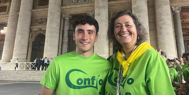 Andrés García y Gloria Martín en Roma