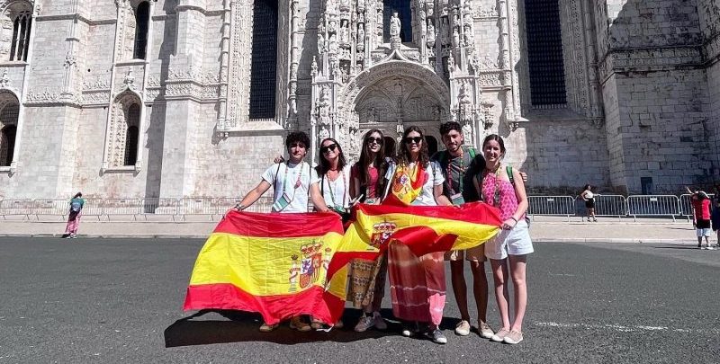 Andrés García y amigos en JMJ Lisboa