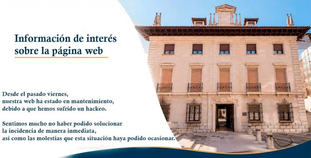 Banner Web incidencia hakeo