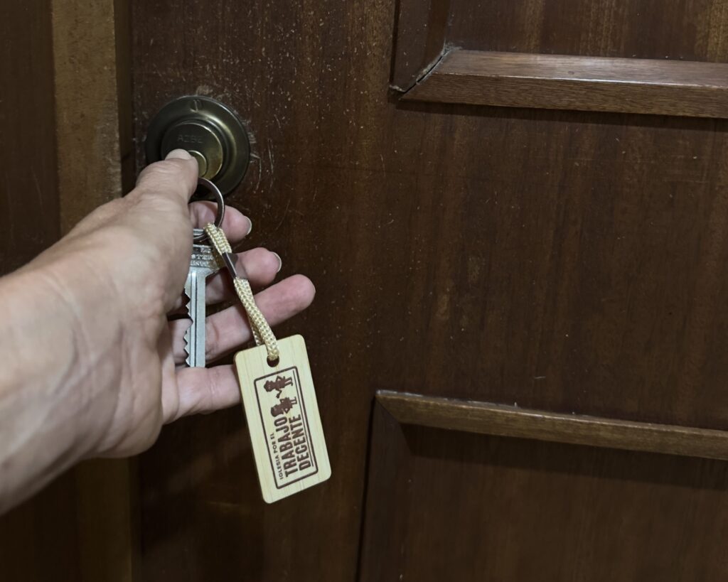 Detalle llaves apertura vivienda