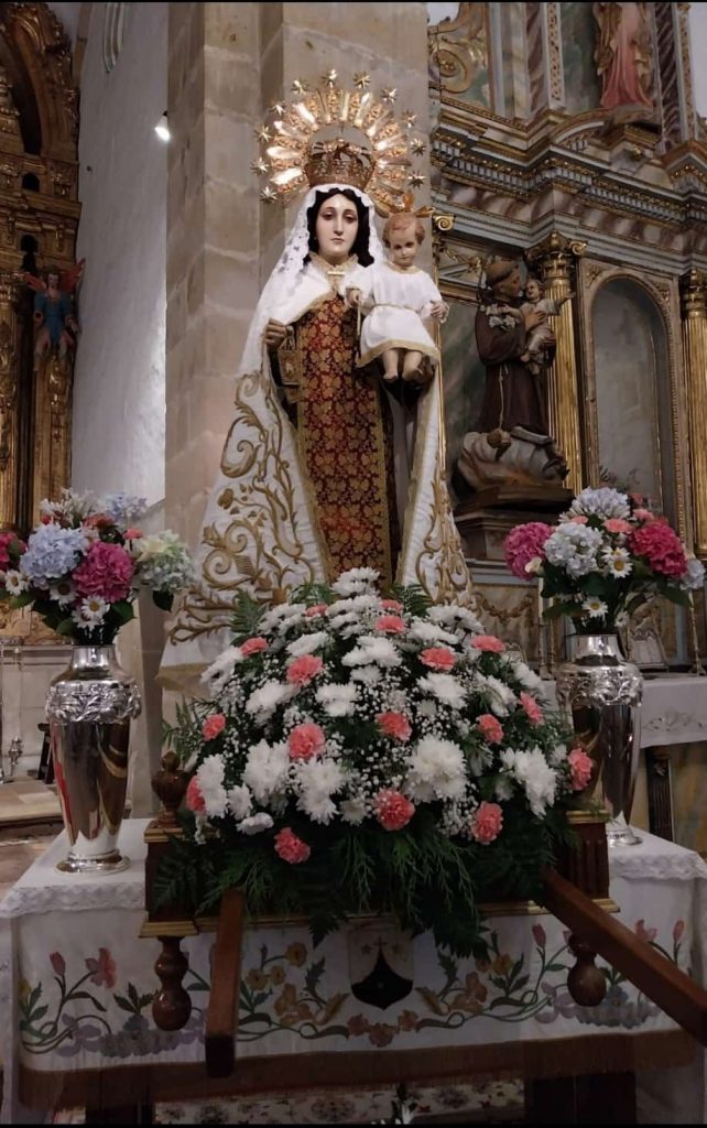 Virgen del Carmen en Roiz
