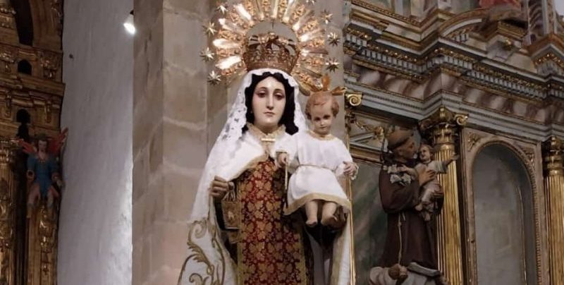 Virgen del Carmen en Roiz