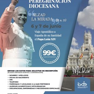 Cartel Viaje Papa León XIV a España 2026