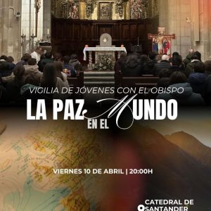 Cartel Vigilia Oración Jóvenes Abril 2026