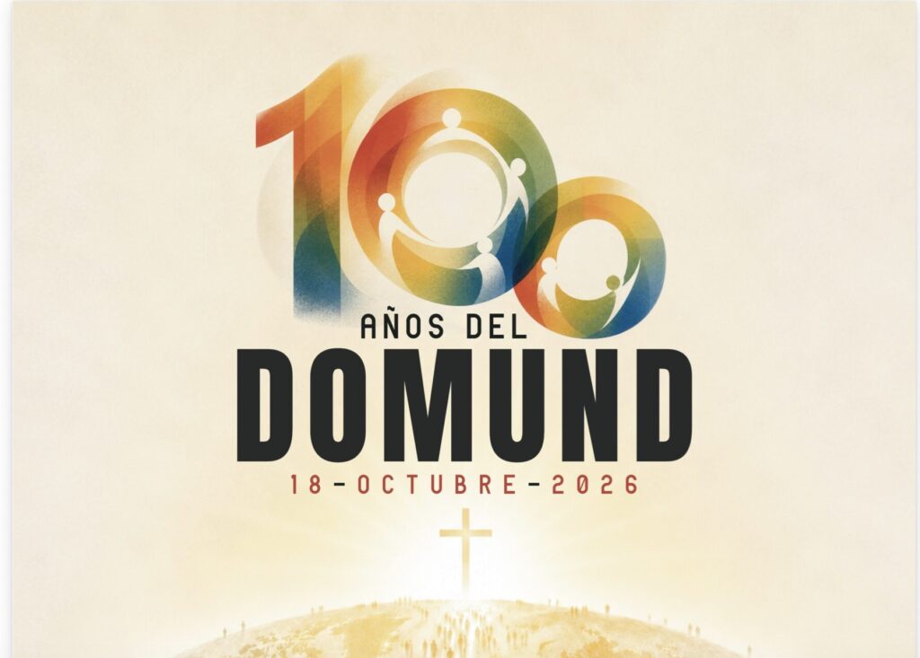 Detalle del cartel del Domund 2026