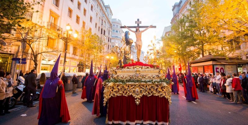 Detalle procesión Cristo de la Agonía