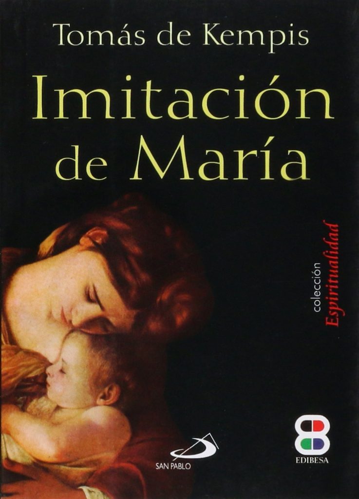 Detalle portada libro La imitación de María