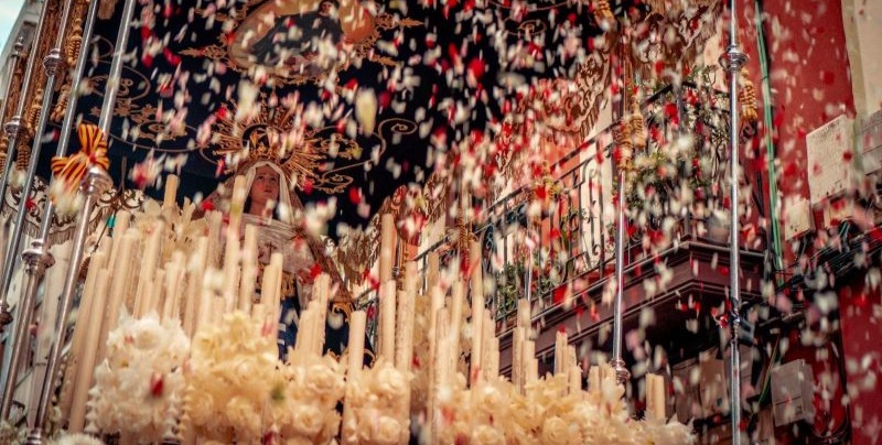 Virgen Amargura paso Palio