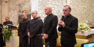 Acto de hermanamiento en Santo Toribio de Liébana