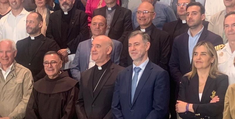 Foto oficial de la presentación del lema del Año Jubilar Lebaniego 2028
