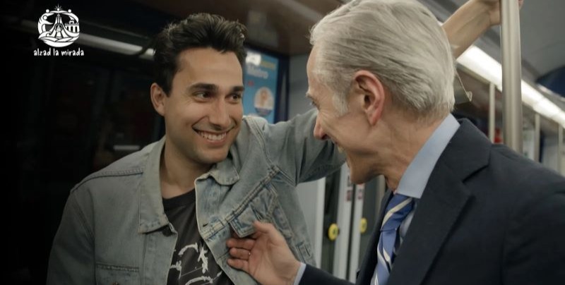 Imagen cortometraje Metro campaña visita apostólica León XIV a España