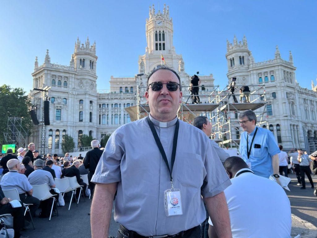Jesús Jimeno Misa Papa plaza Cibeles