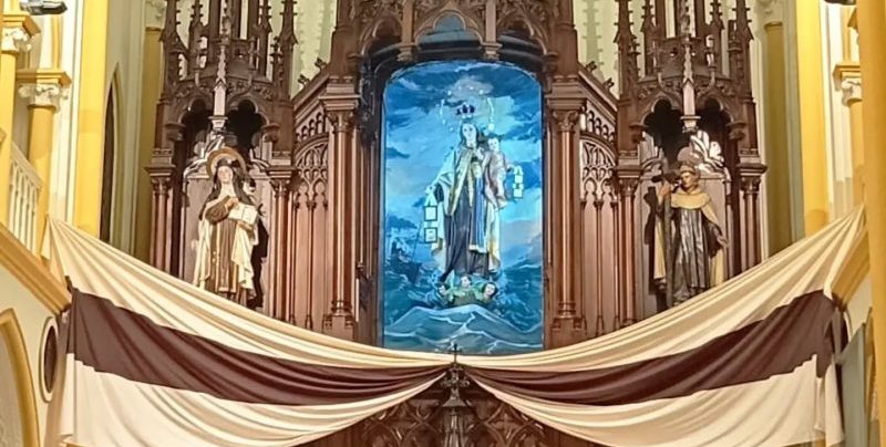 Fiesta del Carmen en la parroquia del Carmen y Santa Teresa