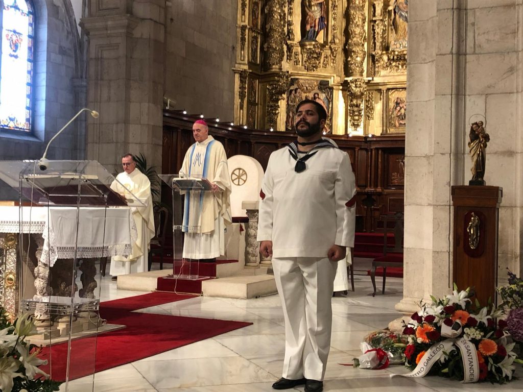 Misa Virgen del Carmen Catedral Santander