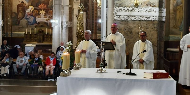 Obispo Misa compromiso Hospitalarios Lourdes 26