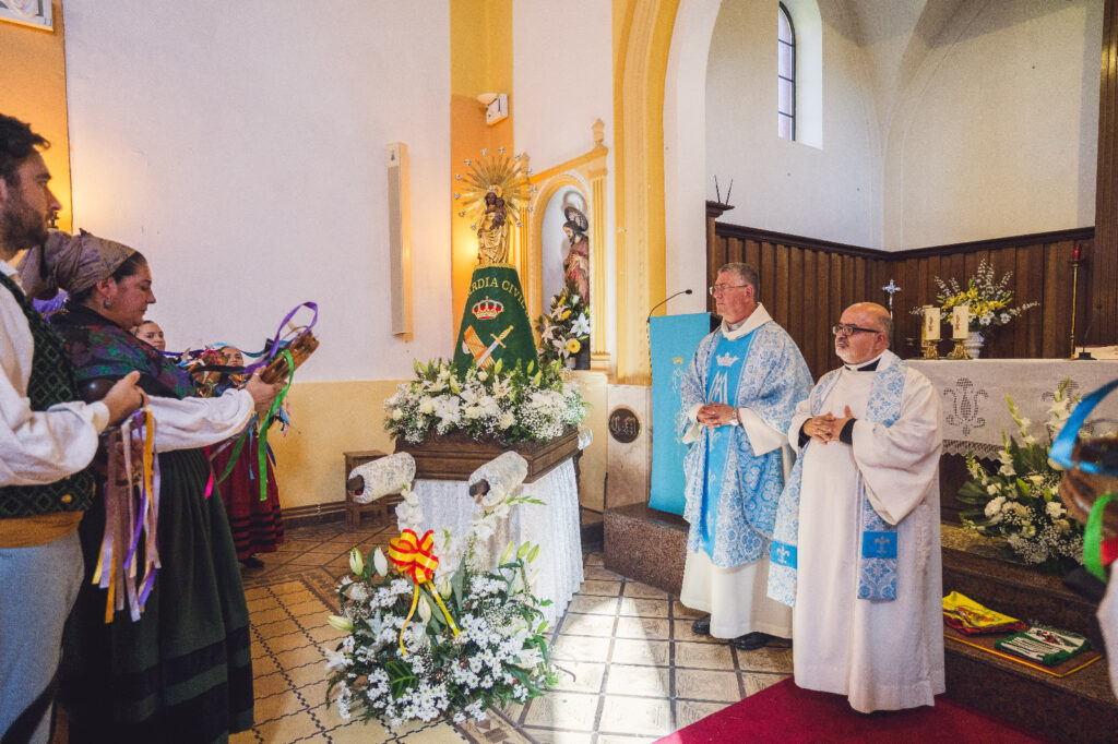 Imagen de la Virgen del Pilar en Guarnizo