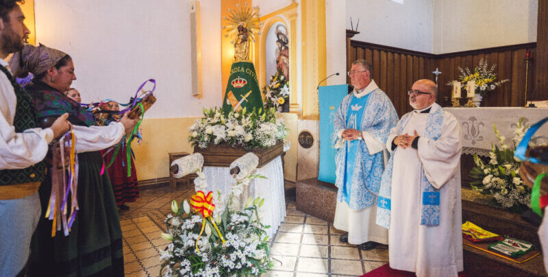 Imagen de la Virgen del Pilar en Guarnizo