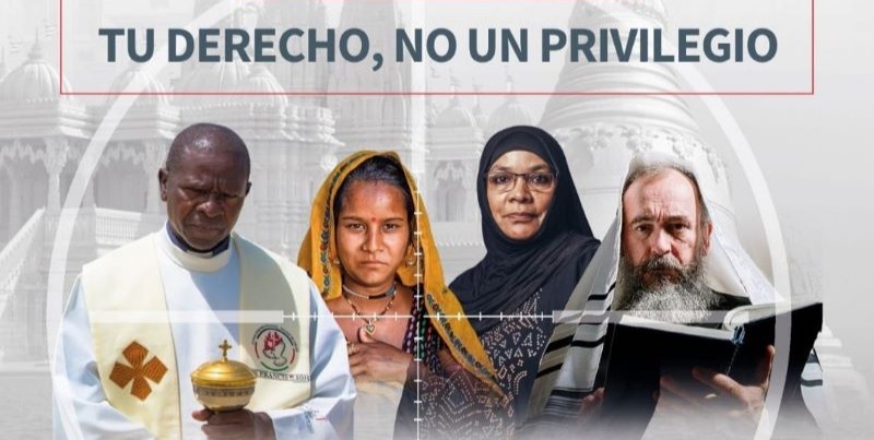 Detalle cartel presentación Informe Libertad Religiosa 2025