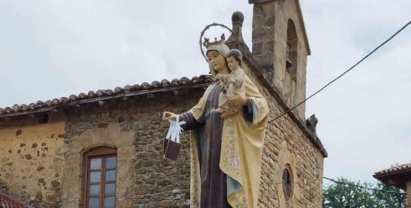 Procesión del Carmen en Talledo