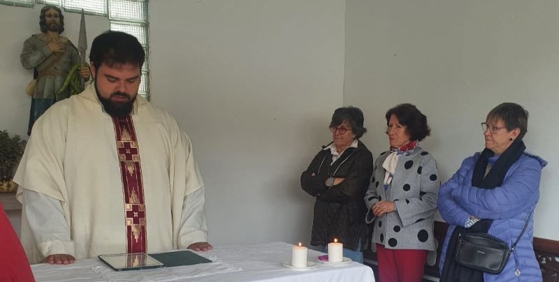 Misa en honor a san Isidro en la pedanía de Mercadillo