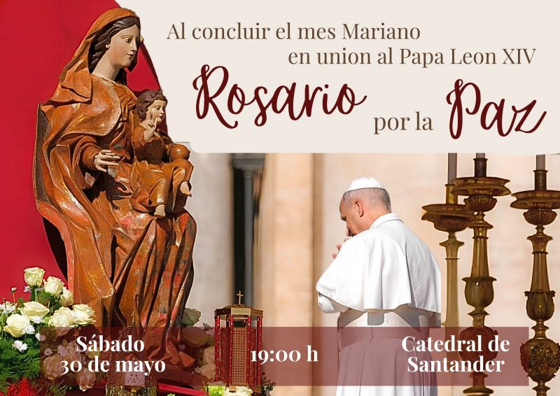 Rosario por la paz en la catedral