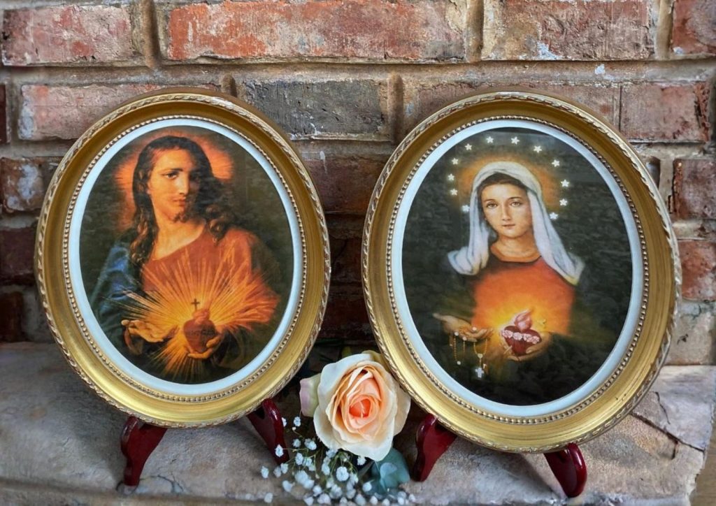 Imagen Sagrados Corazones de Jesús y de María