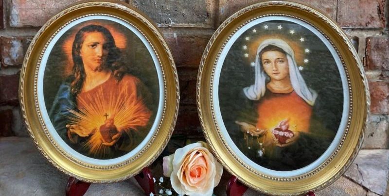 Imagen Sagrados Corazones de Jesús y de María