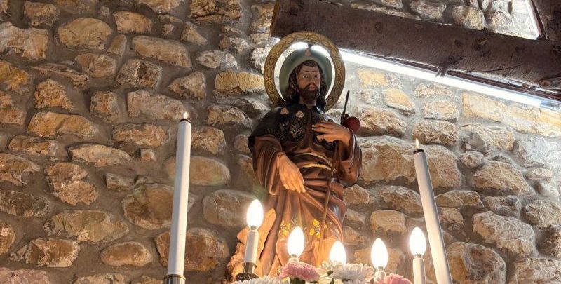 Imagen de San Roque en Cabezón de la Sal