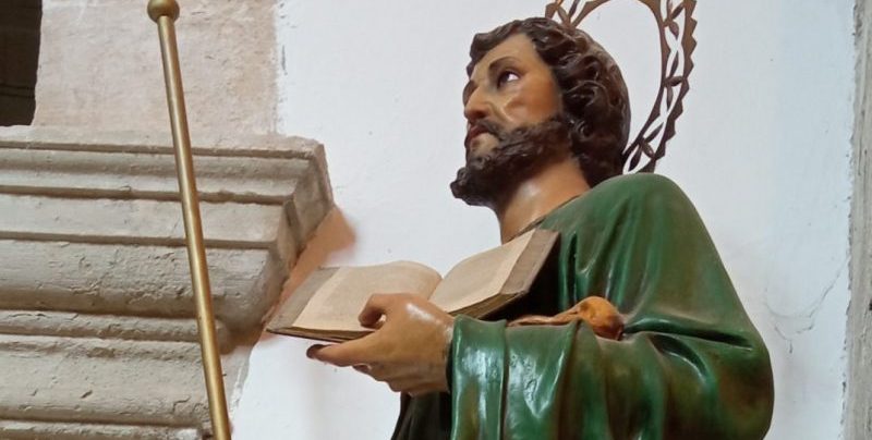 Imagen de santo Tomás parroquia Villaverde de Pontones