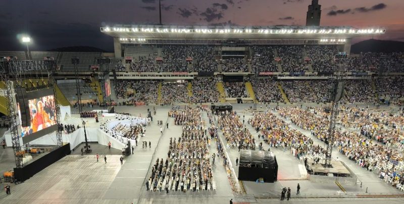 Llegada Papa Vigilia Barcelona