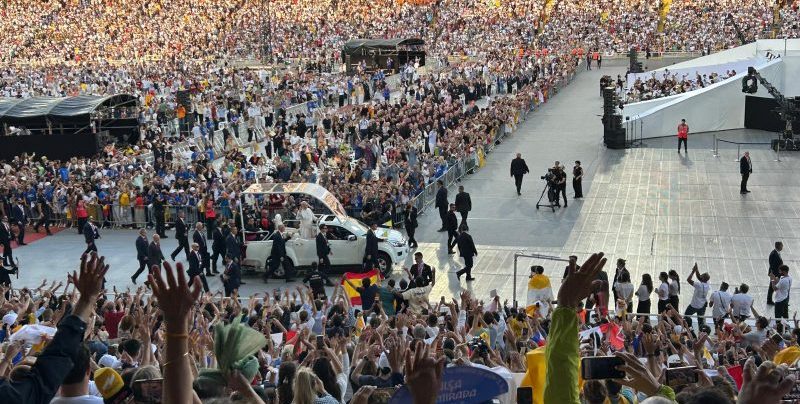 Llegada Papa Vigilia Barcelona