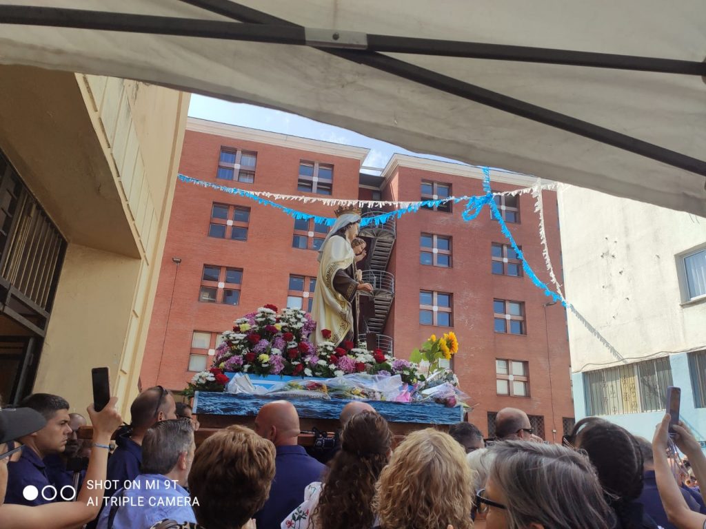 Procesión Virgen del Carmen en el Barrio Pesquero