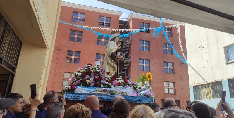 Procesión Virgen del Carmen en el Barrio Pesquero