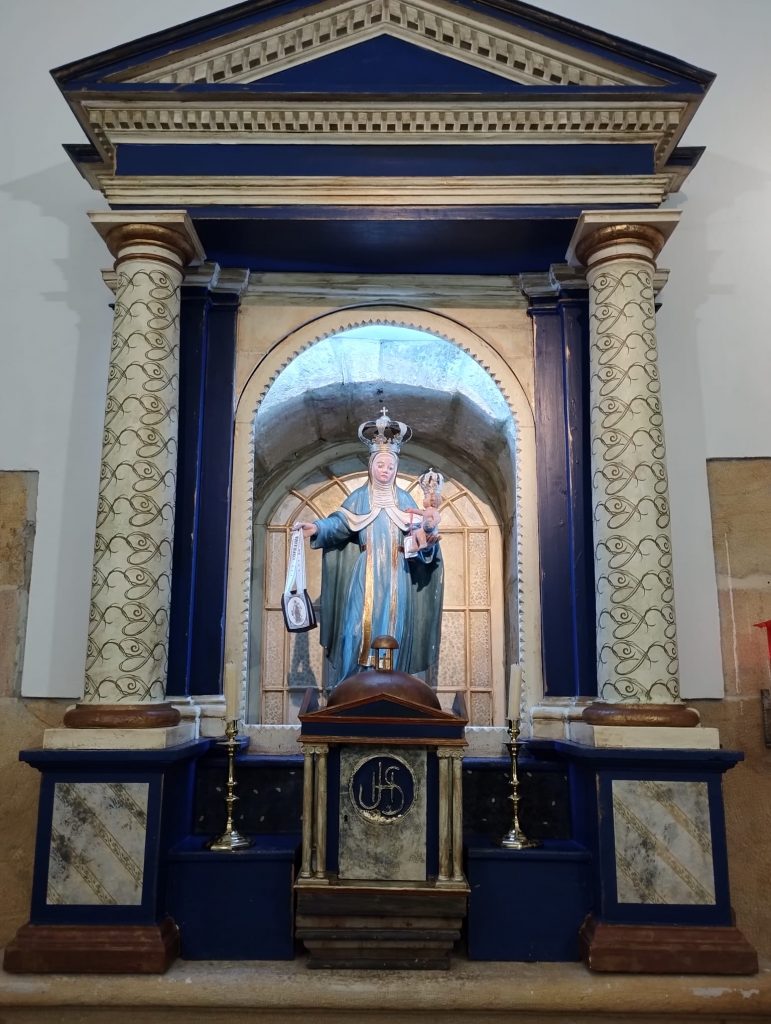 Virgen del Carmen en Castañeda