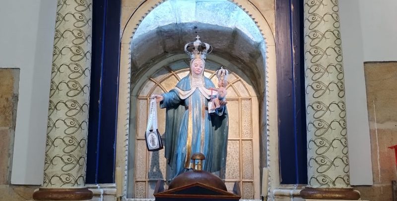 Virgen del Carmen en Castañeda