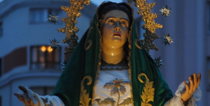Virgen de la Esperanza en el Lunes Santo