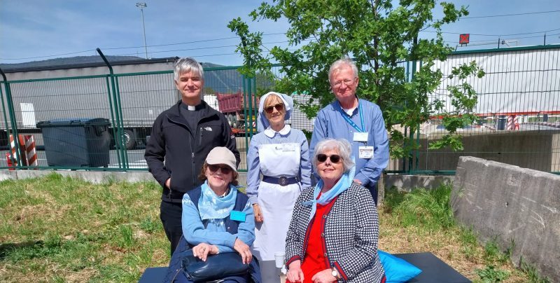 Rosa Sainz en Lourdes