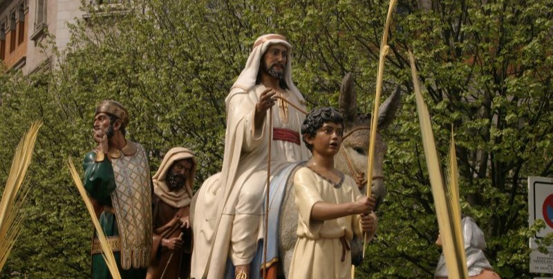Paso Borriquilla Semana Santa Santander